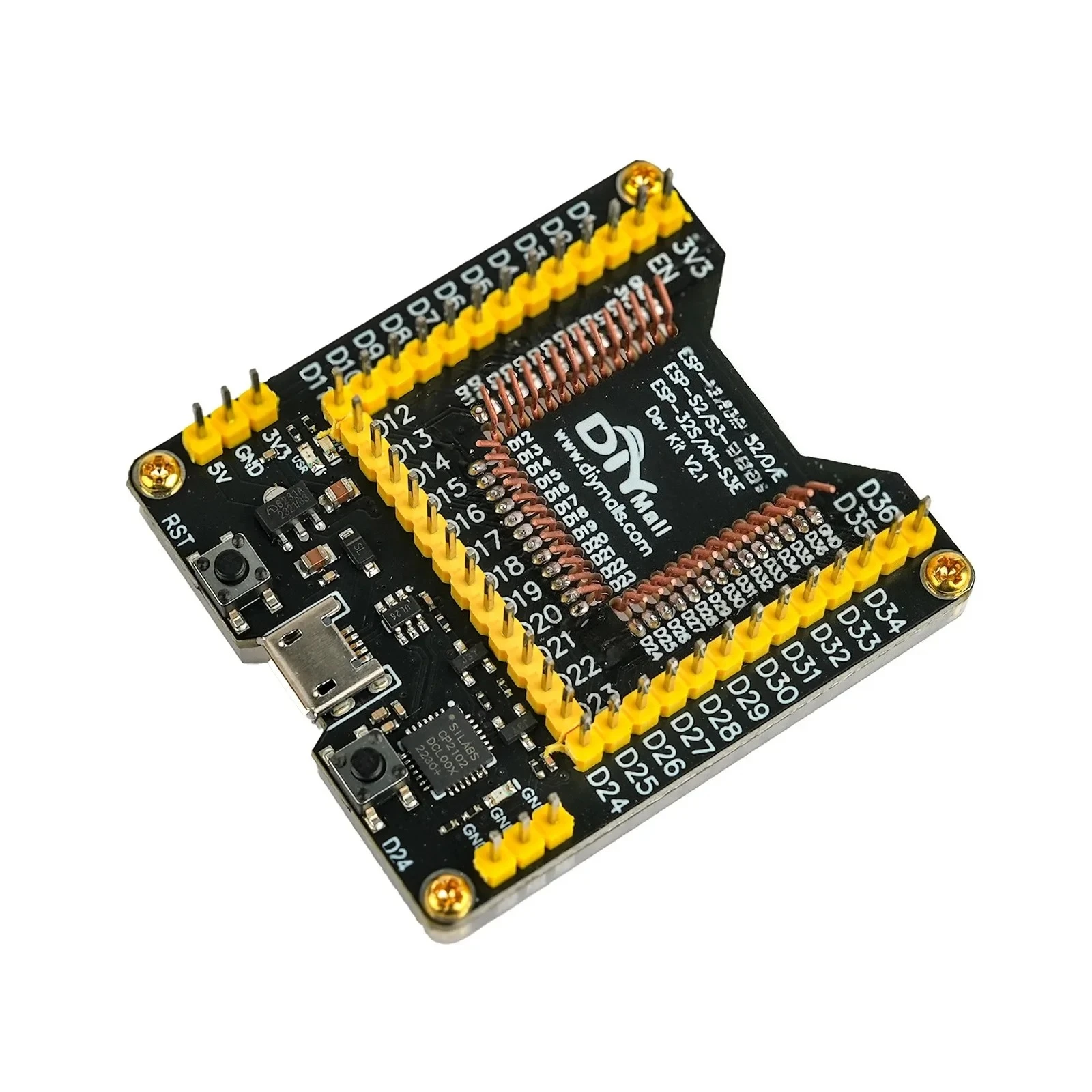ESP32 Programming Module Test Board Burning Fixture System Development Board (Without Module)