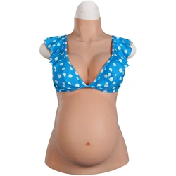 EYUN 4th Artificial Silicone Fake Pregnant Soft Belly Realistic Silicone Pregnancy Jelly Belly For Crossdresser To Be A Mom