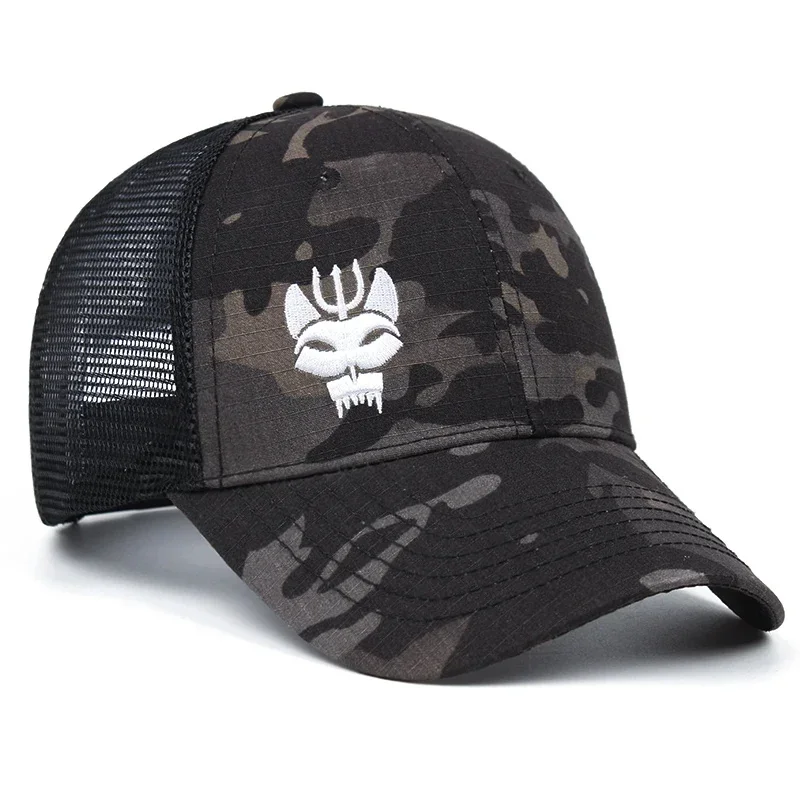 2024 New Summer Men Hat Baseball Caps For Men Camouflage Tactical Snapback Hats Fashion Embroidery Golf Cap Male  Cotton Visors