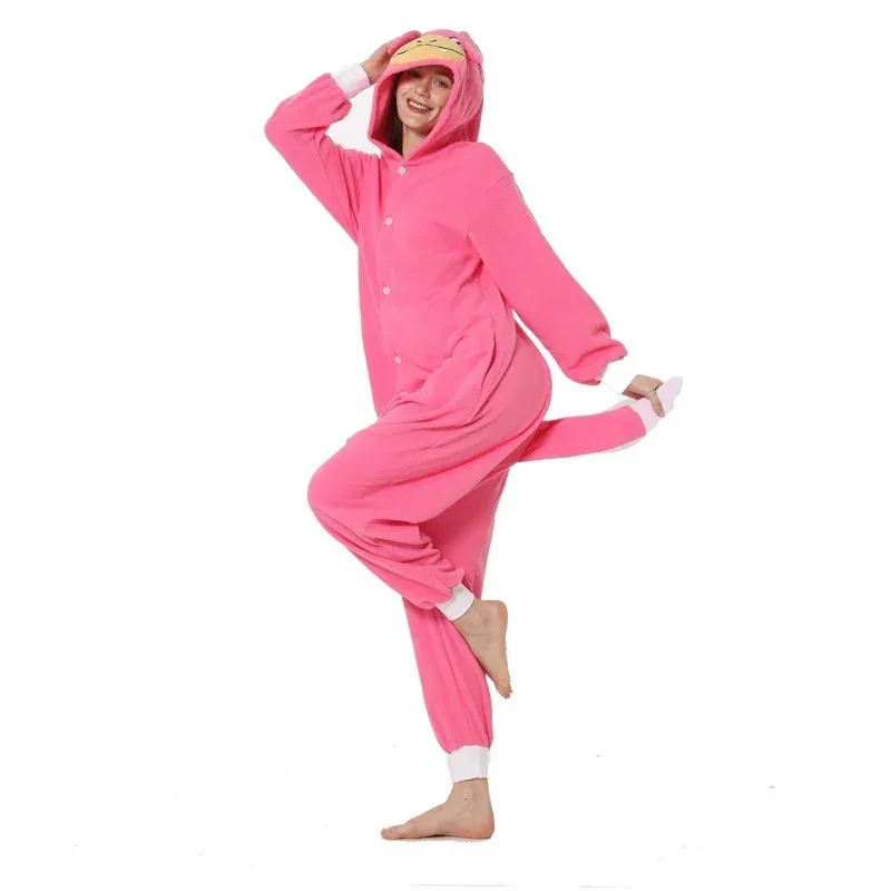 Sky06 TAKARA TOMY Slowpoke disfraz de Cosplay Onesies Kigurumi mujeres ropa de casa de animales para adultos dibujos animados Halloween polar Jump66liU &
