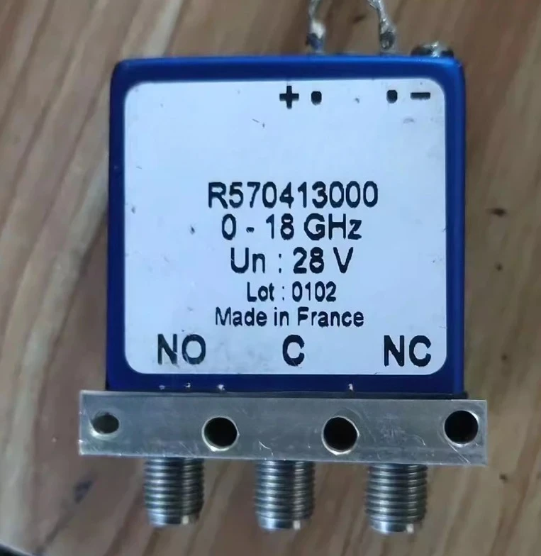 R570432000 R570413000 DC-18GHz 12V SPDT RF mechanical coaxial switch old used
