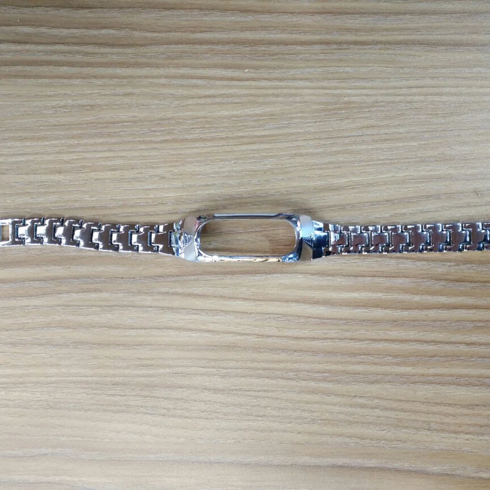 

Smart Watch Bands Stainless Steel Wristband Replacement Strap for Intelligent Silver