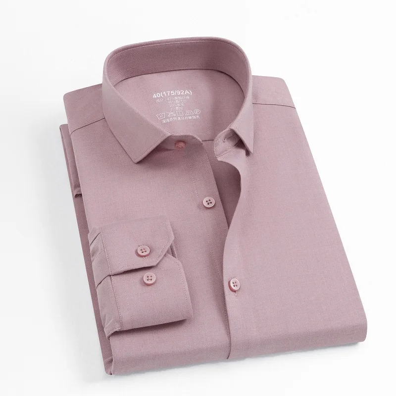 

Новая цветная мужская шерстяная рубашка для бизнеса, универсальная, с длинным рукавом, модная, для осеннего сезона, без бренда, без зарегистрированной торговой марки