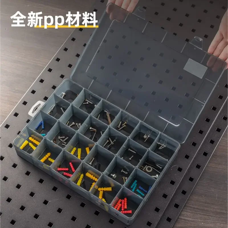 Parts Compartmentalized Storage Box Tool Accessories Drawer Type Parts Sorting Box with Lid Tool Box Organizer