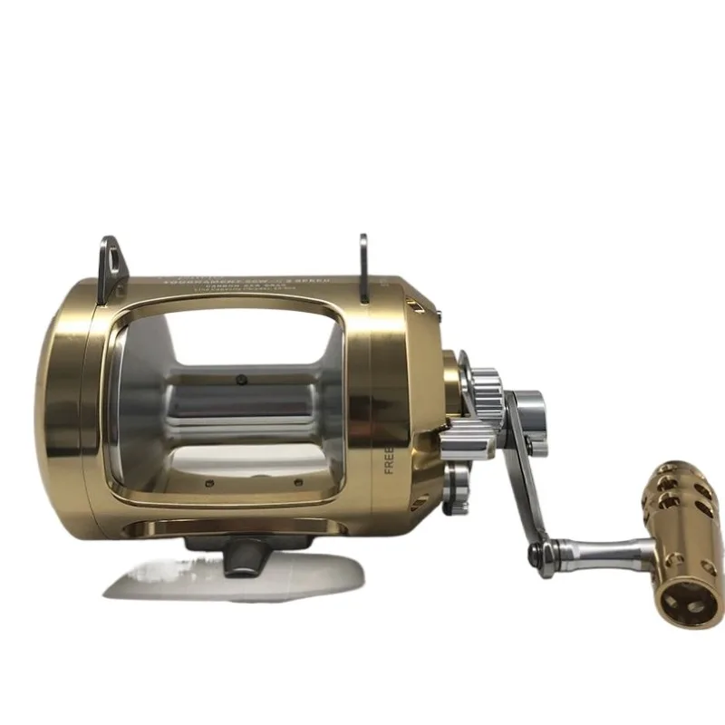 

Topline Saltwater Fishing Trolling Reel 50W 2 Speed Boat Ocean Deep Sea Carrete de Pesca Big Game Fishing Reel
