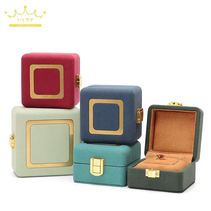 High Grade Metal Buckle Jewelry Gift Box Pendant Jewelry Bracelet Necklace Jewelry Packaging Jewelry Box Packaging Box