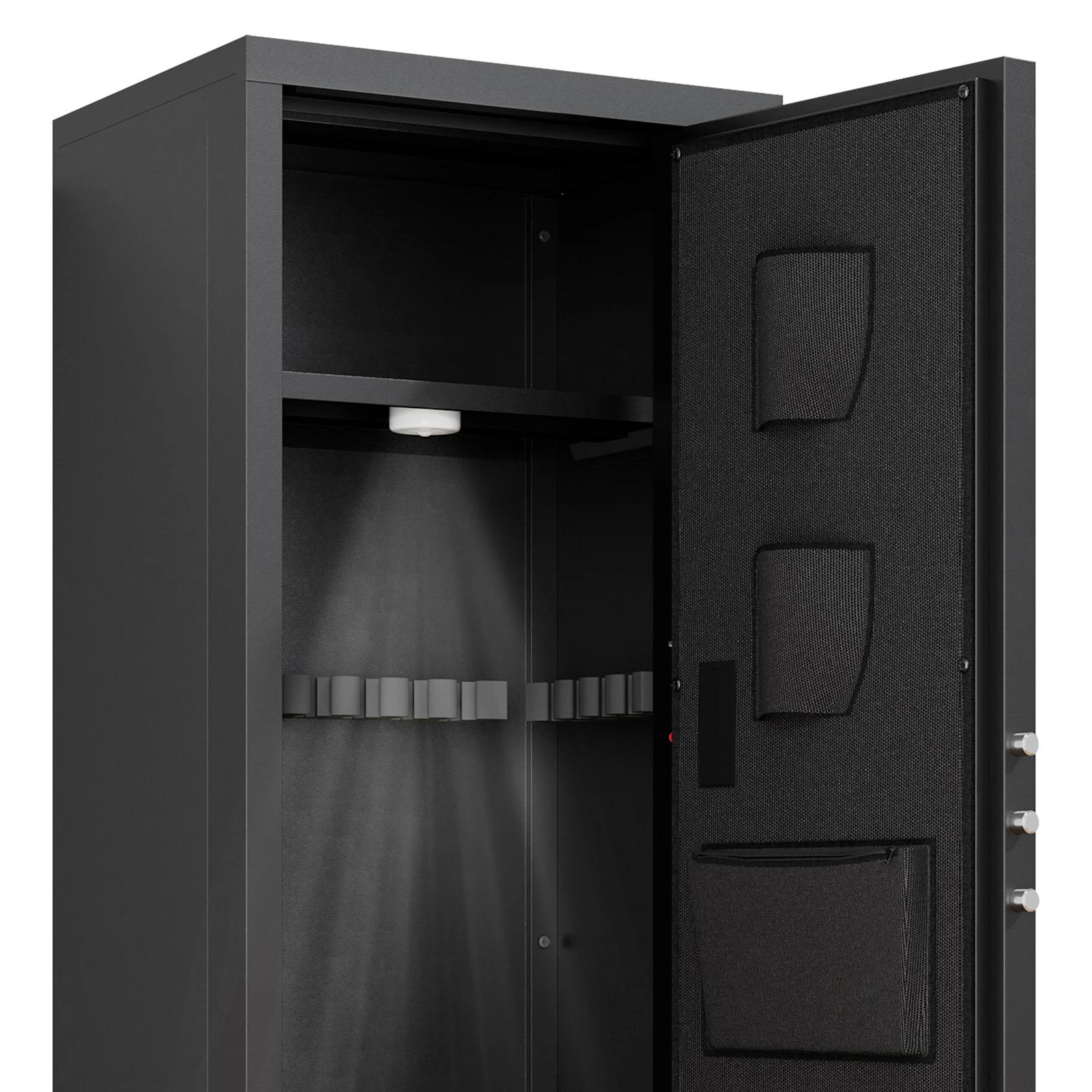 Heavey Duty,Large Size 4-5 Gun,Black Gun Cabinet with Electronic Password Keypad Lock