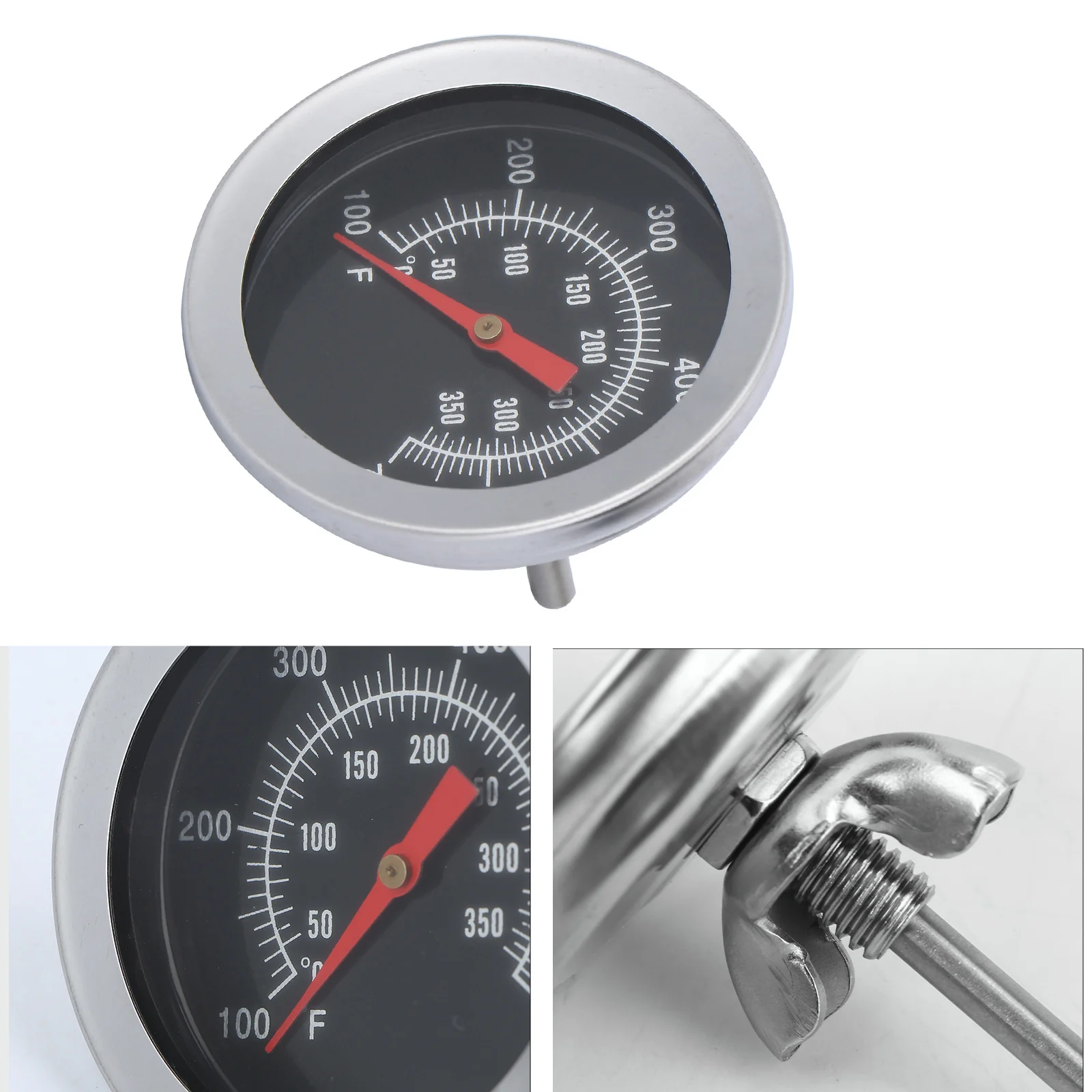

Stainless Steel BBQ Meat Dial Thermometer Grill Meat Dial Temperature Gauge Cooking Food Probe Household Kitchen Tools