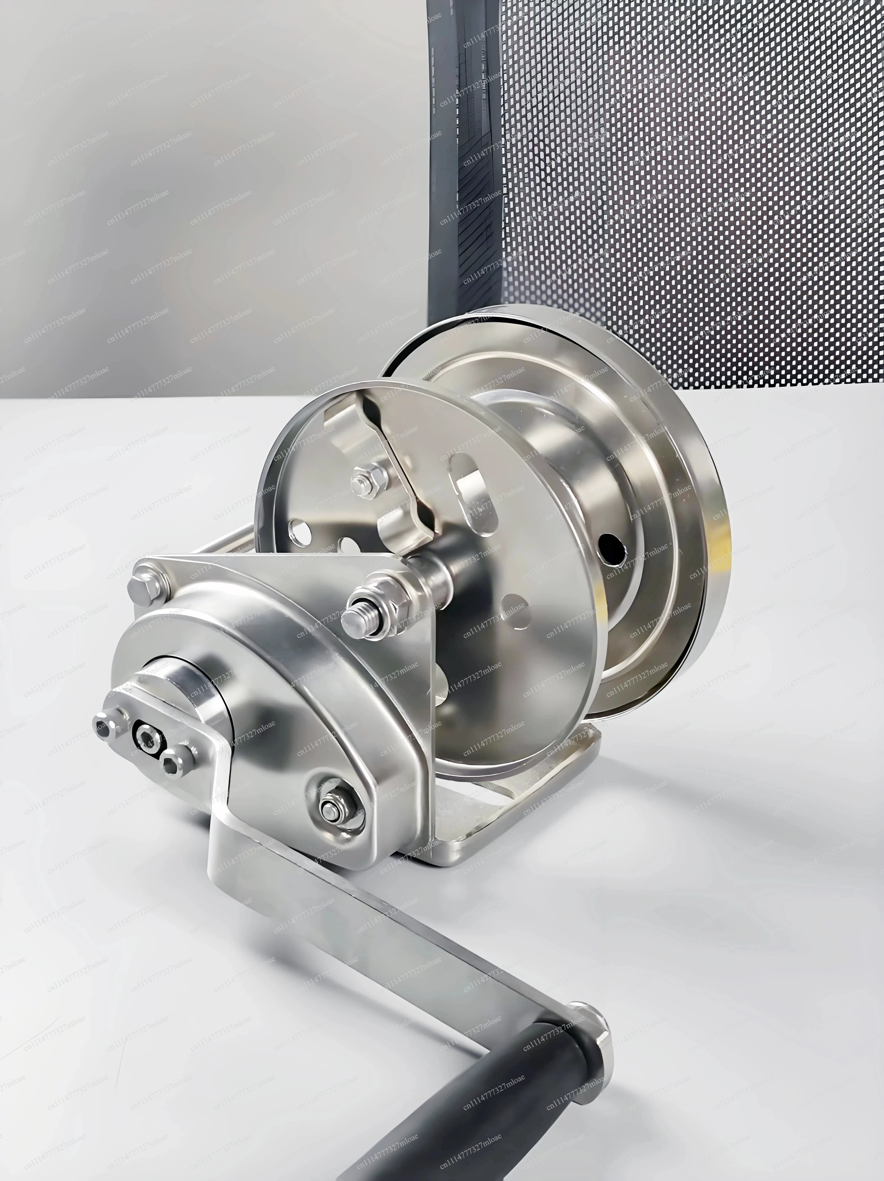Lifting hoist cable hanger tool 800LBS stainless steel self-locking manual crank winch heavy duty