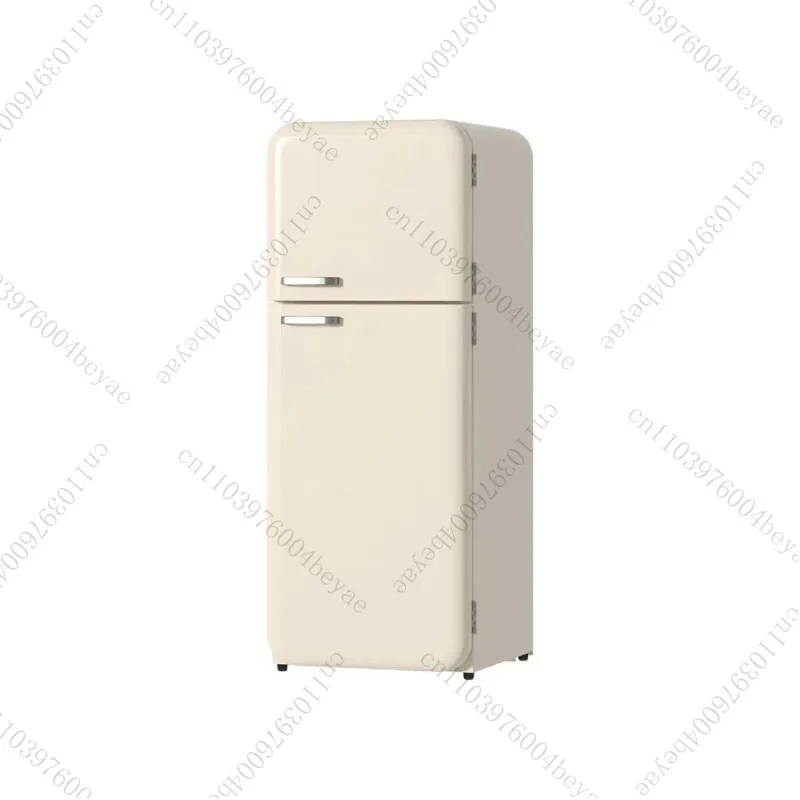 Refrigerator household frequency conversion energy-saving retro double door air-cooled frost-free refrigerated freezer BC-192RS