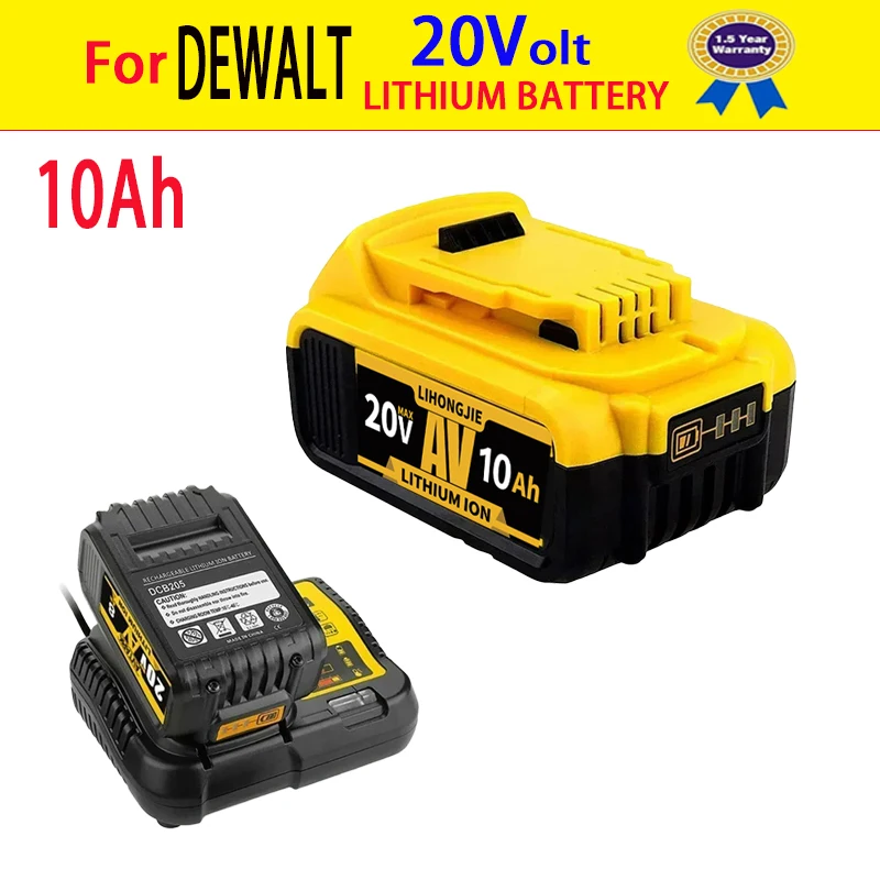 For Dewalt 18V 20V 8Ah electric tool lithium batteries, replace Dewalt DCB180, DCB181, DCB182DCB200 DCB184 series batteries.