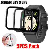 5PCS For Zeblaze GTS 3 GPS Smart watch Screen Protector Protective 3D Full Cover Curved Soft Film