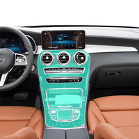 For Mercedes Benz X253 GLC 2020-2022 Pre cutting Car Interior PPF Paint protection Film TPU Gear Panel Anti-Scratch Sticker 2021