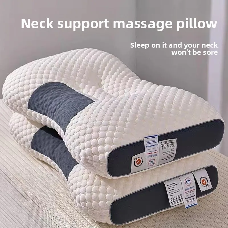 

Massage Pillow Insert with Neck Support,Knit Design, Machine Washable, Resistant To Deformation Adult Home Use One Pillow Insert