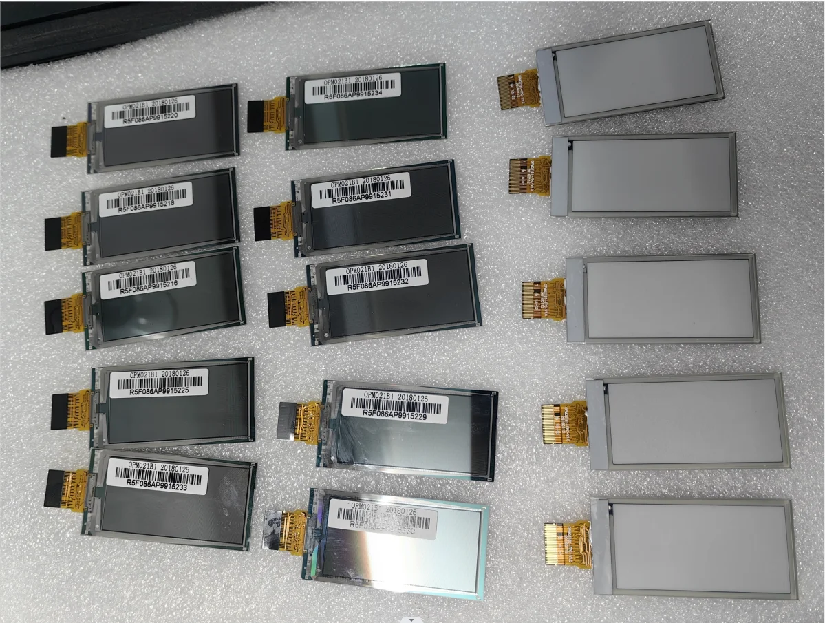 Ecrã LCD para papel, OOP021B1, 2,13 polegadas, 122x250