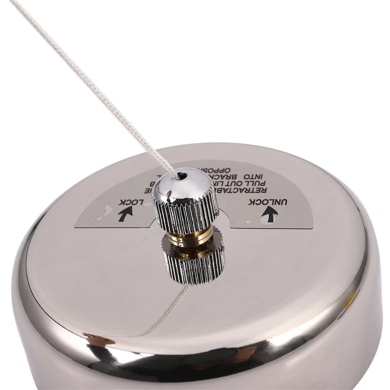 

ABSE-2X 2.8M Stainless Steel Clothesline Rope Retractable Clothesline Indoor Stainless Steel Round Clothesline