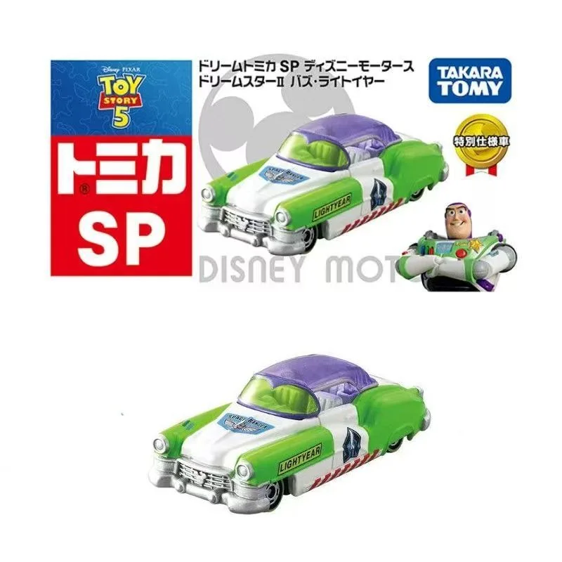 TAKARA TOMY Alloy Car Model Toy Story Buzz Lightyear Vintage Classic Car Exquisite Vehicle Toy Gift For Kids Collectors