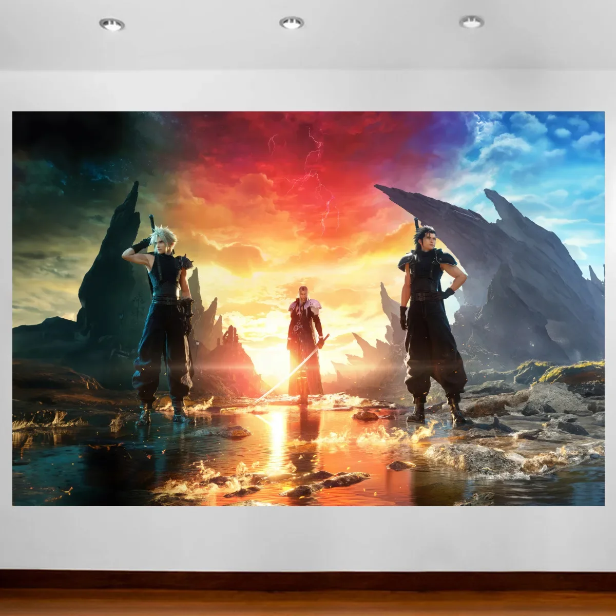 Final Fantasy Poster Final Fantasy VII Rebirth Game Poster Canvas Wall Painting Room Wall Decor Wall Art Sticker Home Decoration