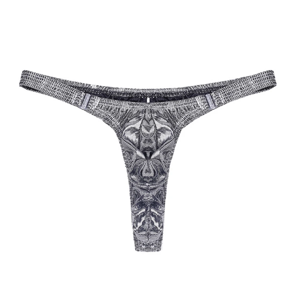 Men Low Waist Lacquer Leather Briefs Breathable Pouch Underwear For Hot Man Panties Sexy Tоy Mens Thong G-String Underpants Men