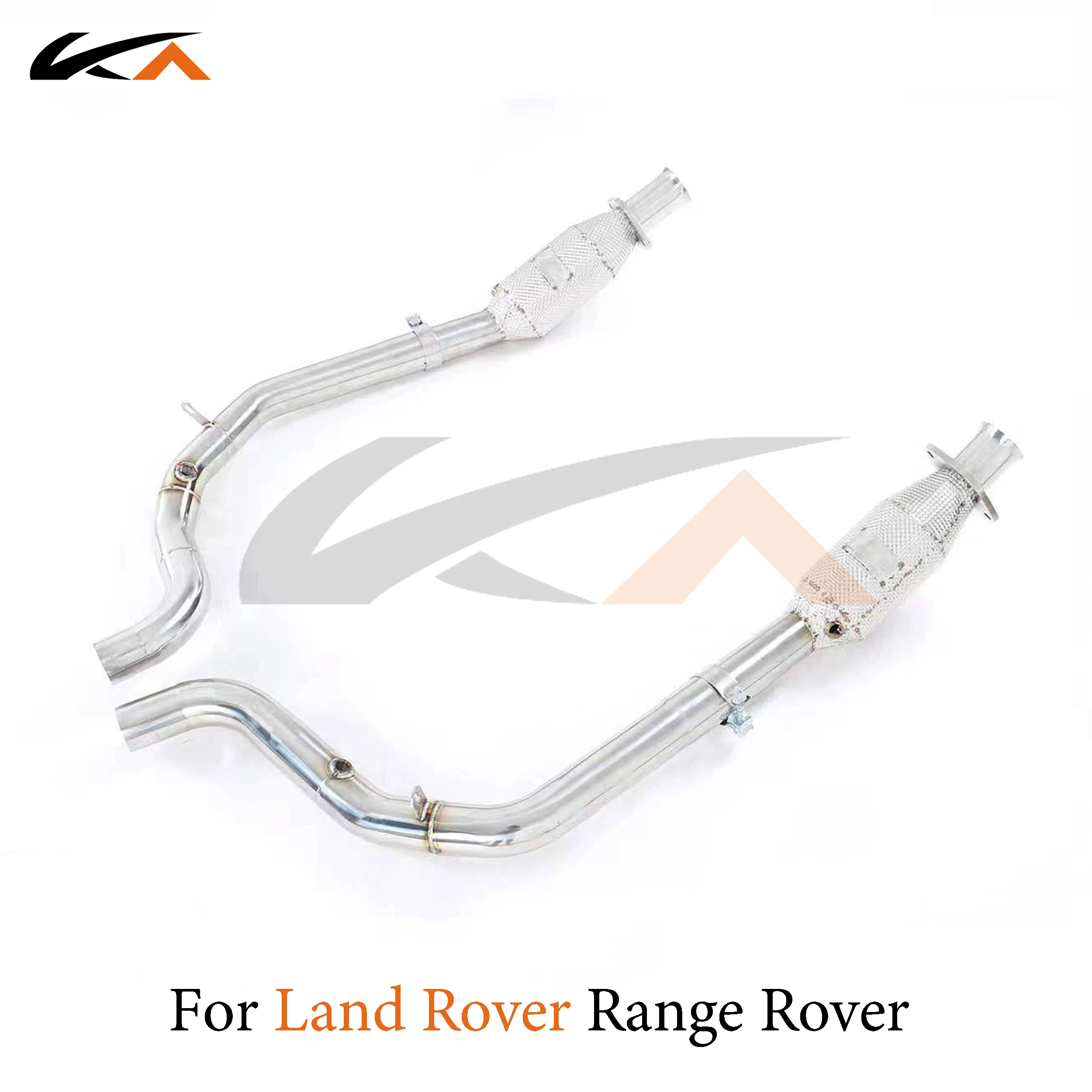 

KA Tuning downpipe exhaust stainless headers for Land Rover Range Rover 3.0T axle pipe performance part heat shield catalysis