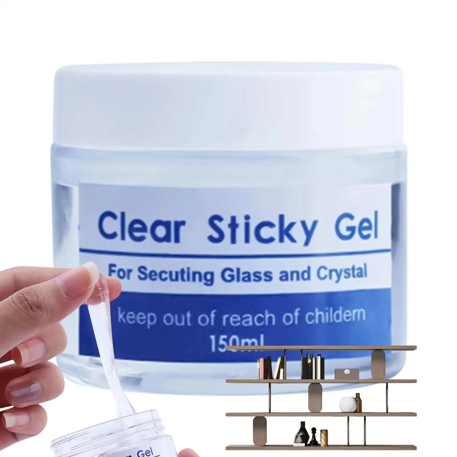 Crystal Clear Museum Wax Clear Adhesive Reusable Paste Putty No Residues for Anchoring Collectibles and Artifacts Museum Putty