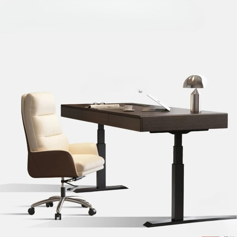 

Умный электрический подъемный стол XL, компьютерный рабочий стол из массива дерева с двойным двигателем