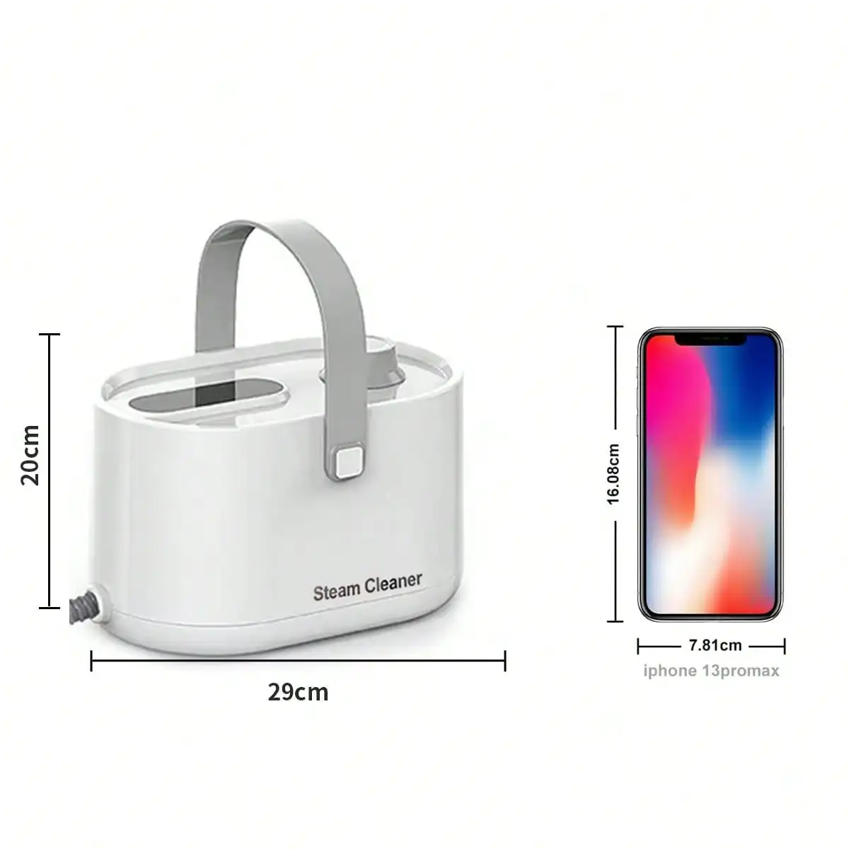 Powerful 1200W Handheld Steam Cleaner, High Pressure Portable Deep Clean for Home, Car, Kitchen with Brush Heads