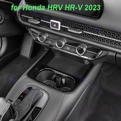Car Door Window Lift Panel Frame Handle for Honda HRV HR-V 2023 Armrest Box Gear Anti-kick Door Bowl Frame Interior Accessories