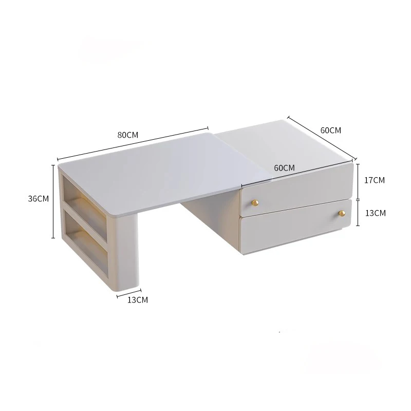hh-Creative Storage Coffee Table Luxury Simple Space Saving Vintage Side Table Glam Modern Tables Living Room Furniture ﻿*