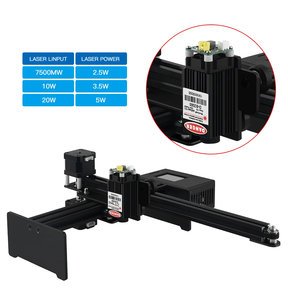 Modulo testa laser 450nm Testa laser a luce blu per macchina per incidere di intaglio fai-da-te Accessorio per incisore Strumenti fai-da-te