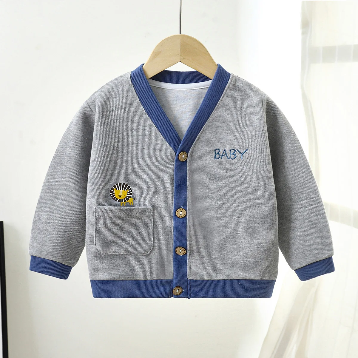 Children\'s Knitwear Jacket Spring and Fall Jacket Boys Sweater Baby Clothes Girls Knitted Baby Cardigan Children\'s Clothing