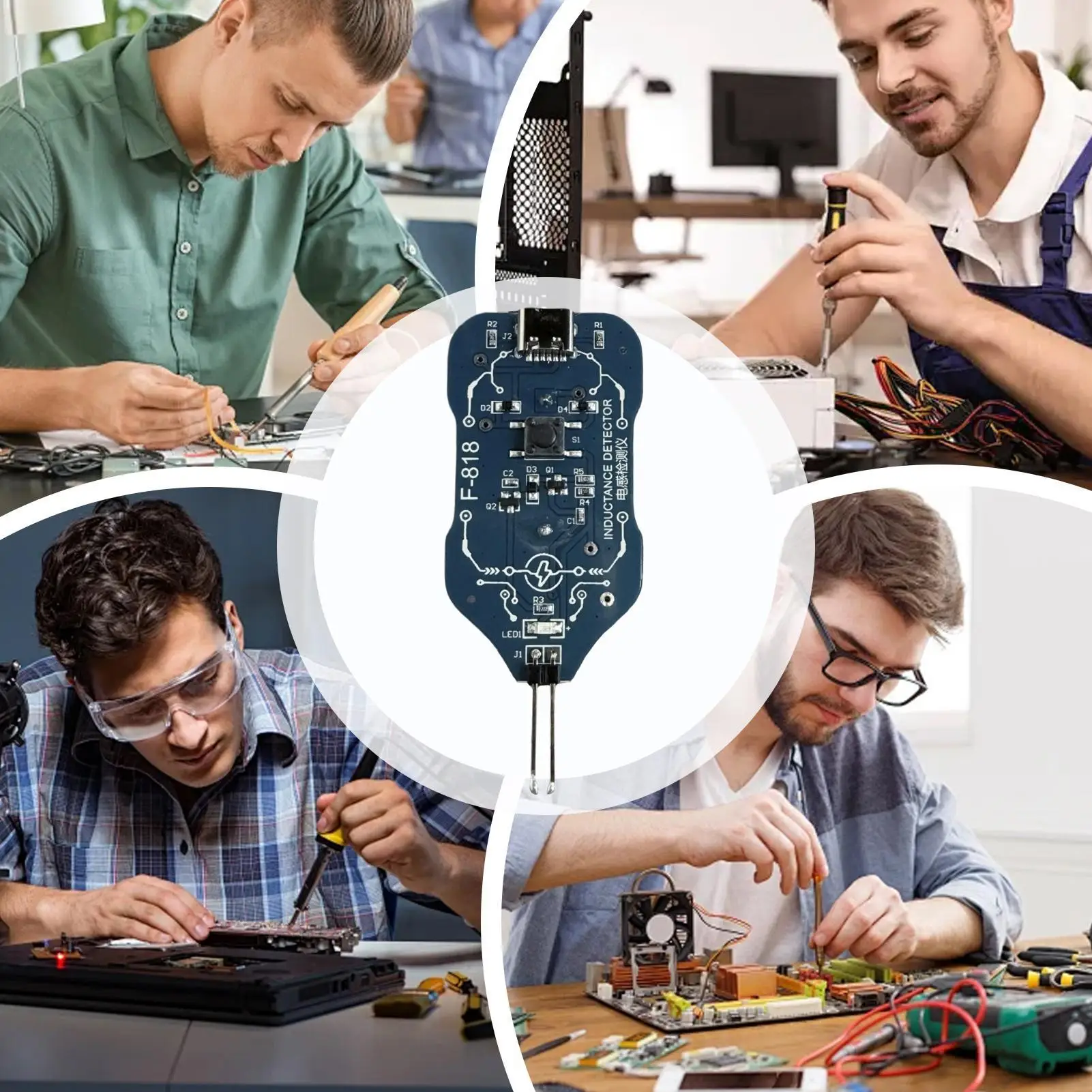 Coil Pack Tester Tool Precision Motherboard Detection Tool Motherboard Tester For Beginner Electrician Phone Repair Circuit Chip view 4