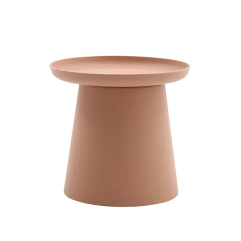 

Household Simple Plastic Round Coffee Table Modern Small Apartment Balcony Table Combination Living Room Side Table