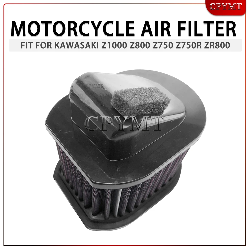 

Motorcycle High Flow Air Filter fit For KAWASAKI Z1000 Z800 ABS Z750 Z750R Z750S Engine Intake Cleaner Modification Accessories