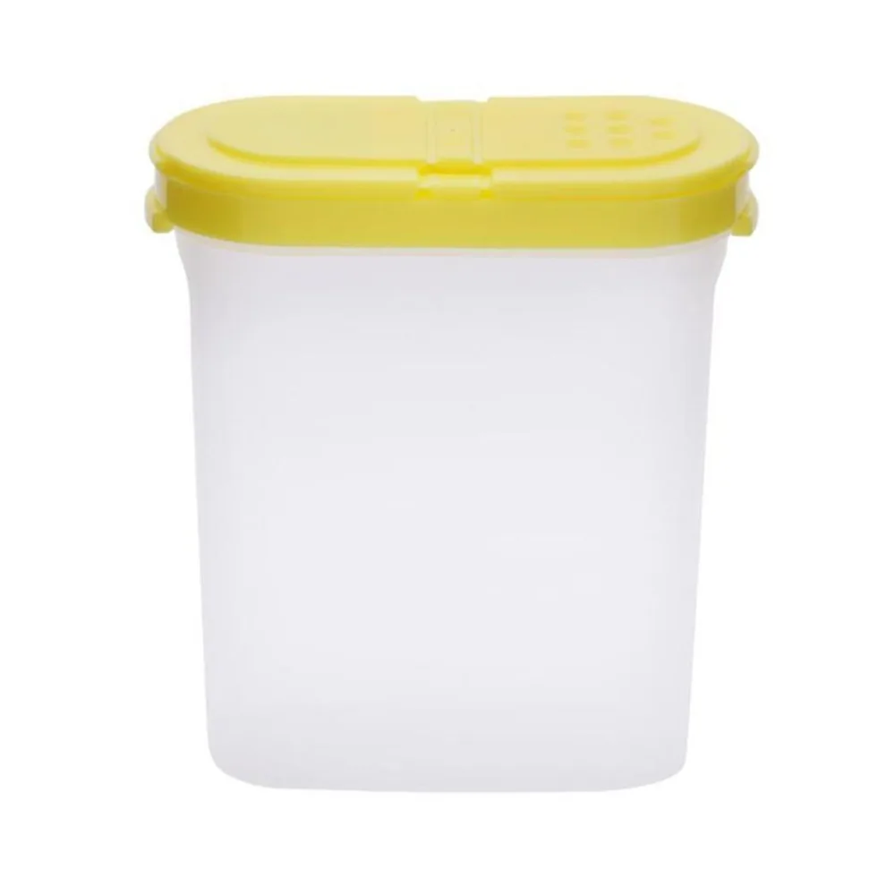 

New Moisture-proof Transparent Seasoning Box Plastic 2 Lid Spice Condiment Bottle 250ml Durable Seasoning Shaker Household