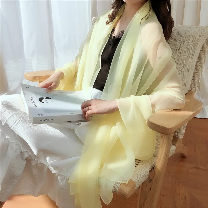 Chiffon Bolero For Women Femme 190*130cm Shrug For Wedding Dress Long Scarf Bridal Shawls For Evening Party Dress Cape