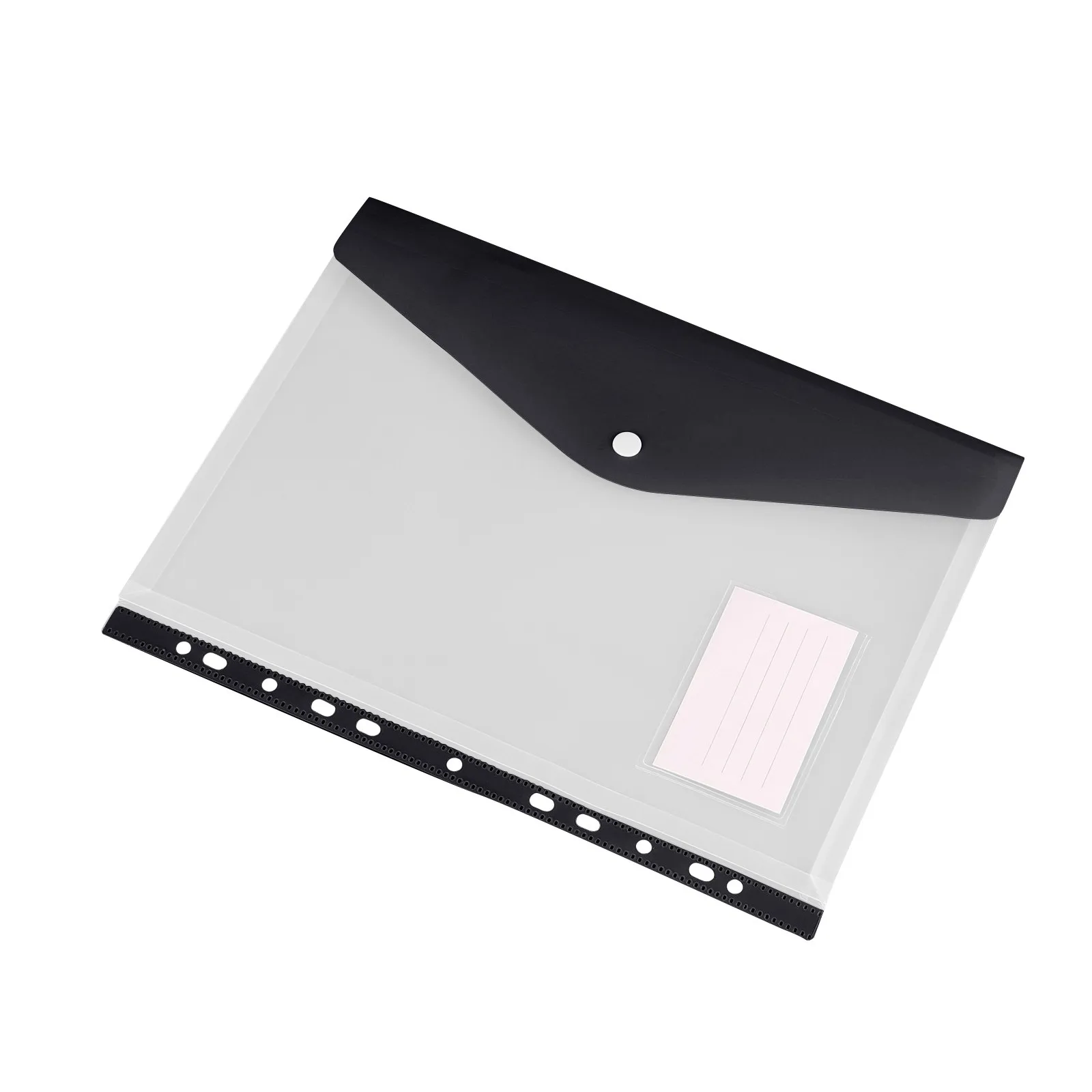 Multi-use Waterproof Transparent Document Storage Frosted Bag Three-Dimensional File Bag Papers Pouch Folder For Office Home