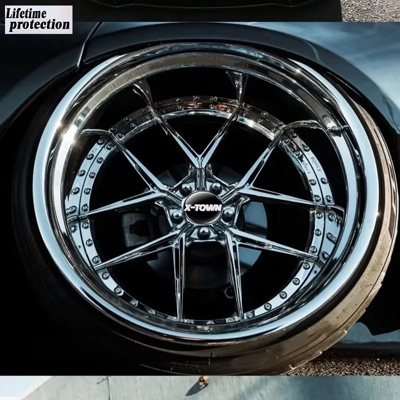 One Off Custom Built Custom Forged Wheels For Audi A6 A4 For Bentley Continental Bentayga Chrome Deep Concave Mirror Polish