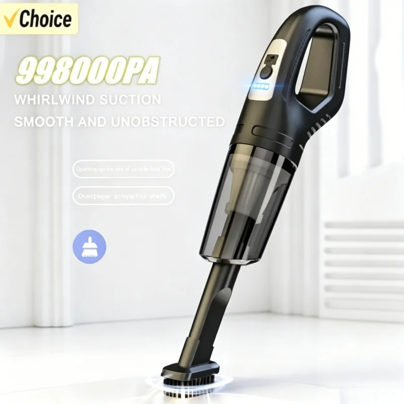 

Wireless Handheld Vacuum Cleaner Strong Suction USB Rechargeable Portable Mini Vacuum Cleaner for Car Home Pet Hair Cleaning