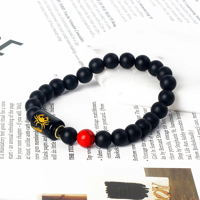 Virgo Leo Libra Horoscope Bracelets Women Natural Stone Beads 12 Zodiac Sign Constellation Bracelet Birthday Friendship Jewelry