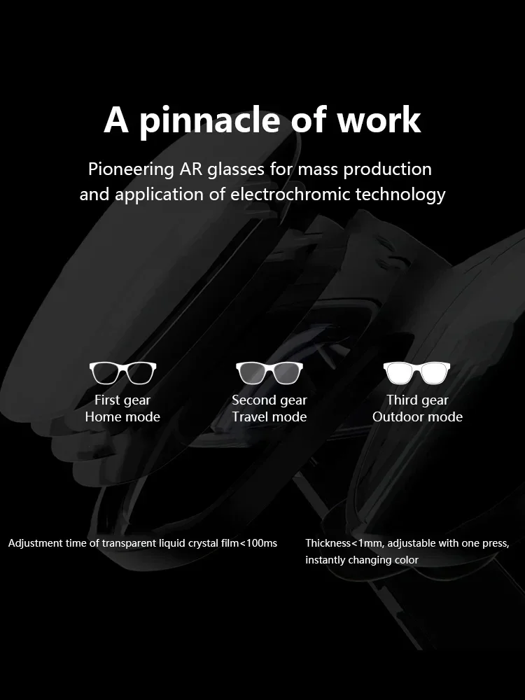 Óculos AR inteligentes profissionais Air 2 Nreal Air2 profissionais de alta definição espaço de 130 polegadas tela grande privada