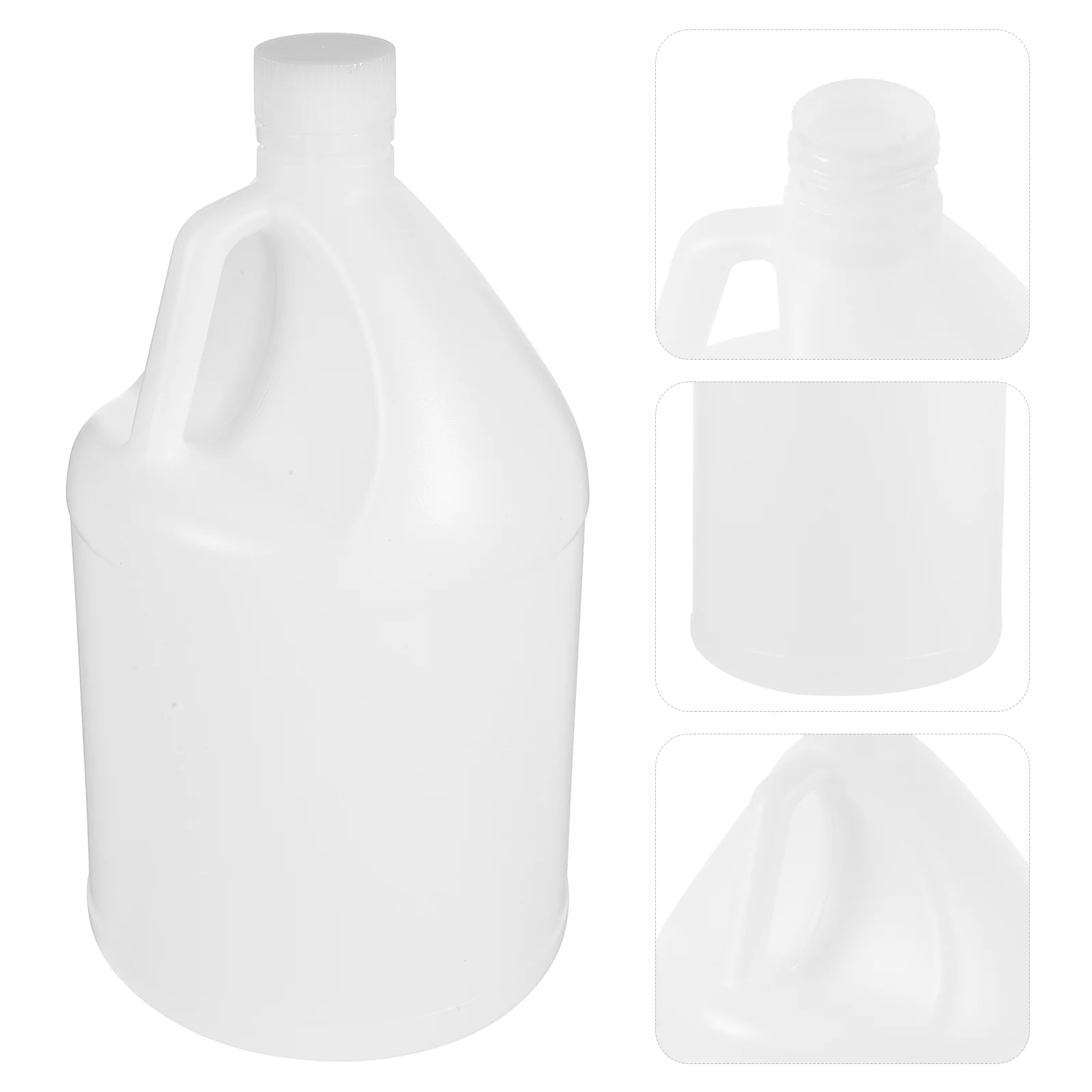 

2 Pcs White Kettle Plastic Barrel Water Jug Gallon Milk Jugs Storage Containers