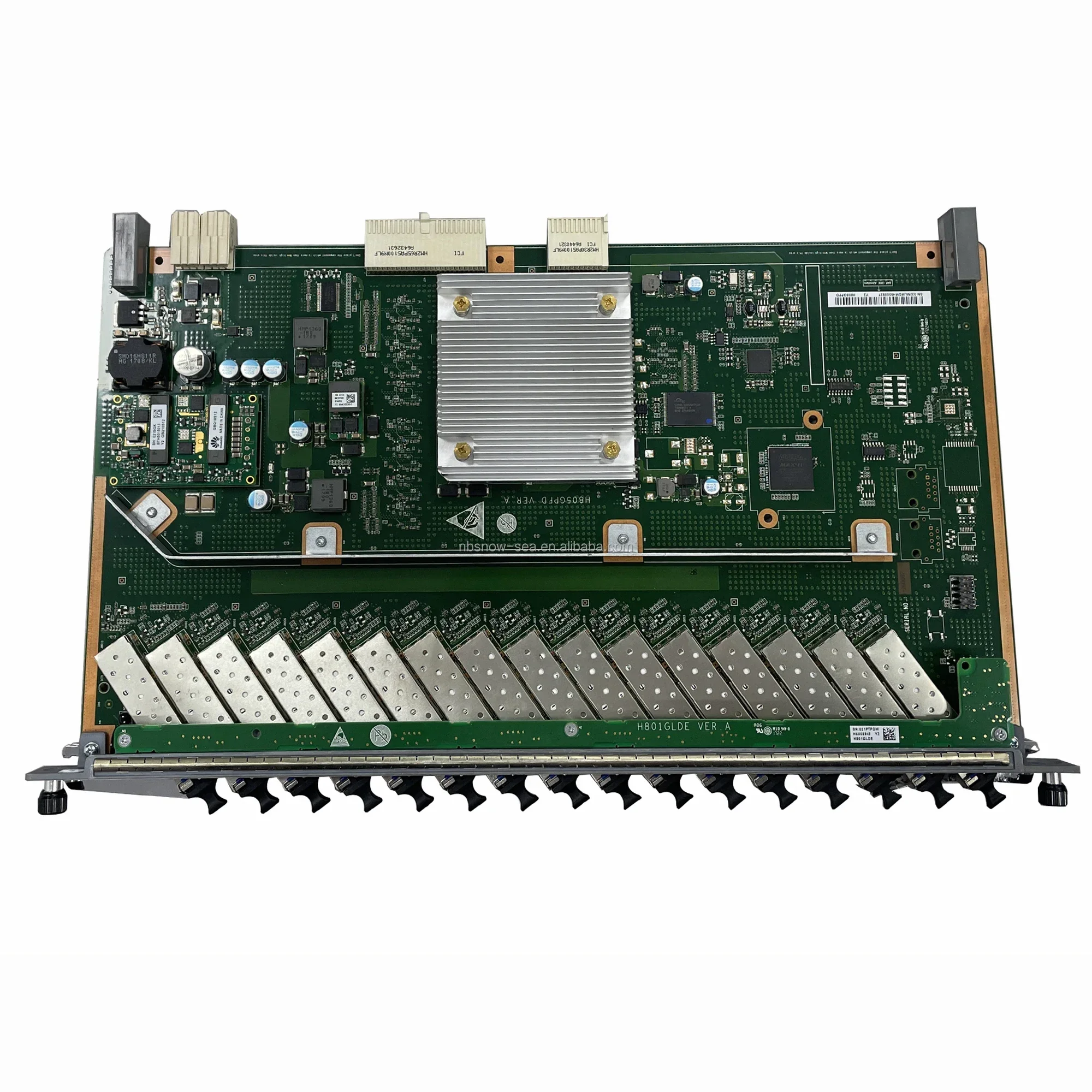 2025 H805GPFD 16 PON Port Service Interface Business Card with 16pcs C++ GPON SFP for MA5600T OLT