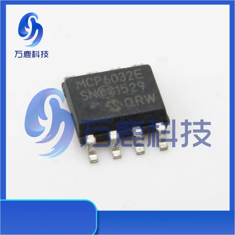 Mcp6032-E/Sn Dual 1.8V 10Khz Op Amp, E Temp Soic-8