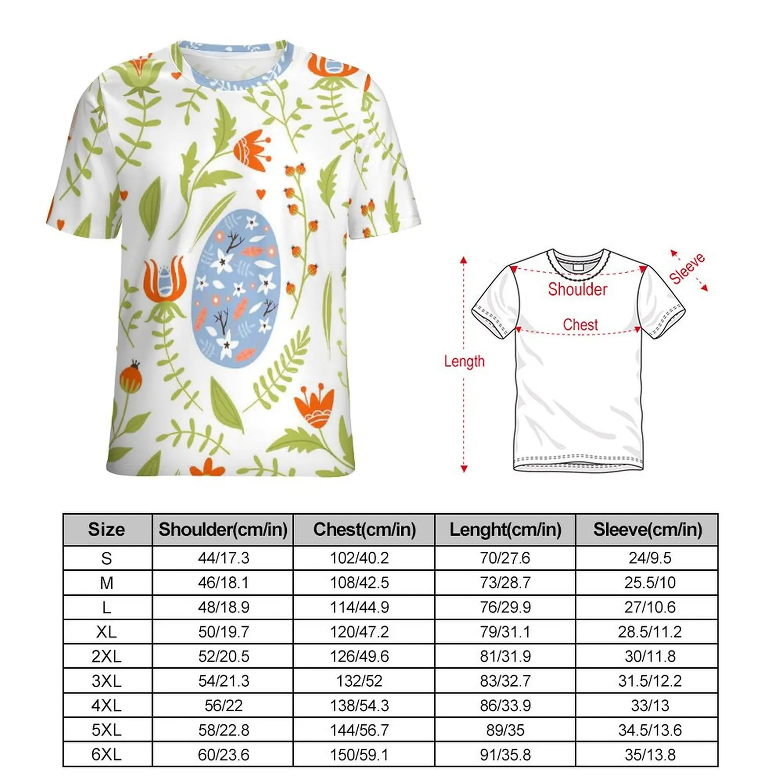 Oversized Colorful Easter Eggs T-Shirts Flower Bunnies Collection Street Wear T-Shirt Short Sleeves Womens Tshirt Beach Tops