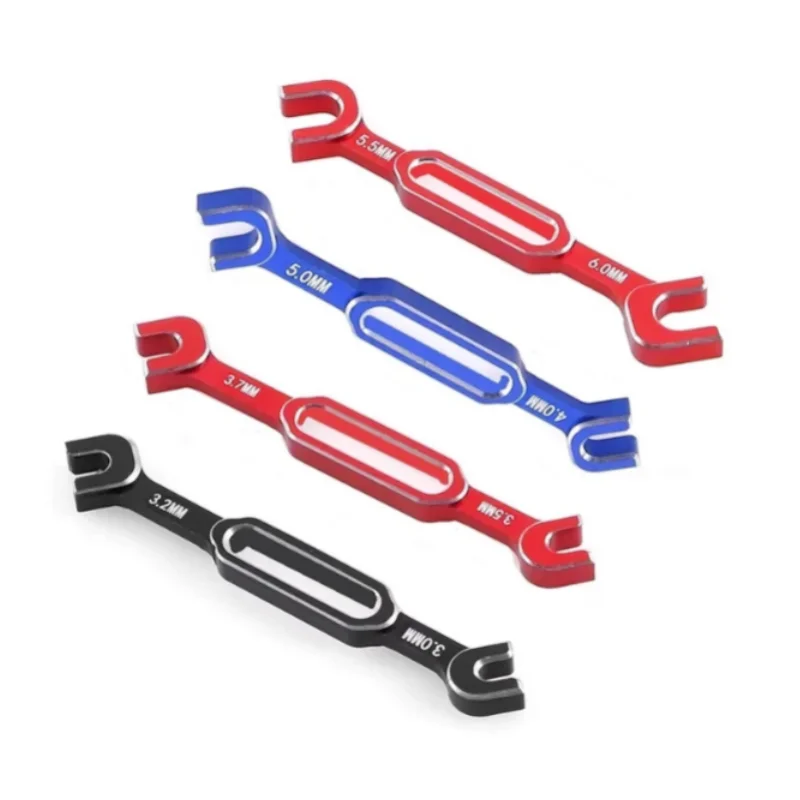 4Pcs Wrench 3/3.2/3.5/3.7/4/5/5.5/6mm Double End Universal Spanner Turnbuckle Nut Wrench For RC Car HSP Traxxas Axial Tools