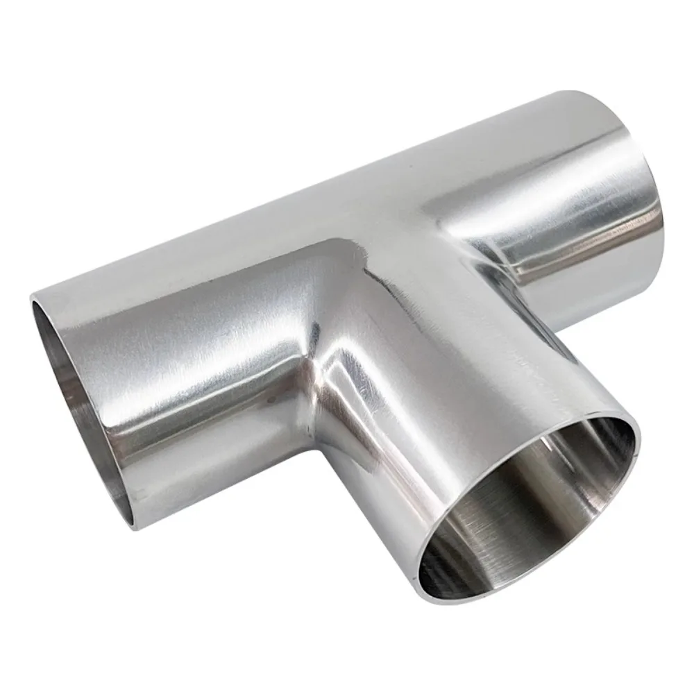 

12.7 16 19 25 28 32 38 40 42 45-325mm OD Butt Weld Tee 3 Ways SUS 304 Stainless Steel Sanitary Pipe Fitting Connector Home Brew