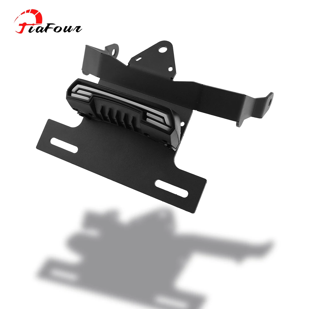 FIT For VULCAN S 650 Vulcan Cafe Fender Eliminator Registration License Plate Holder LED Tail Light Turn signal Lamp