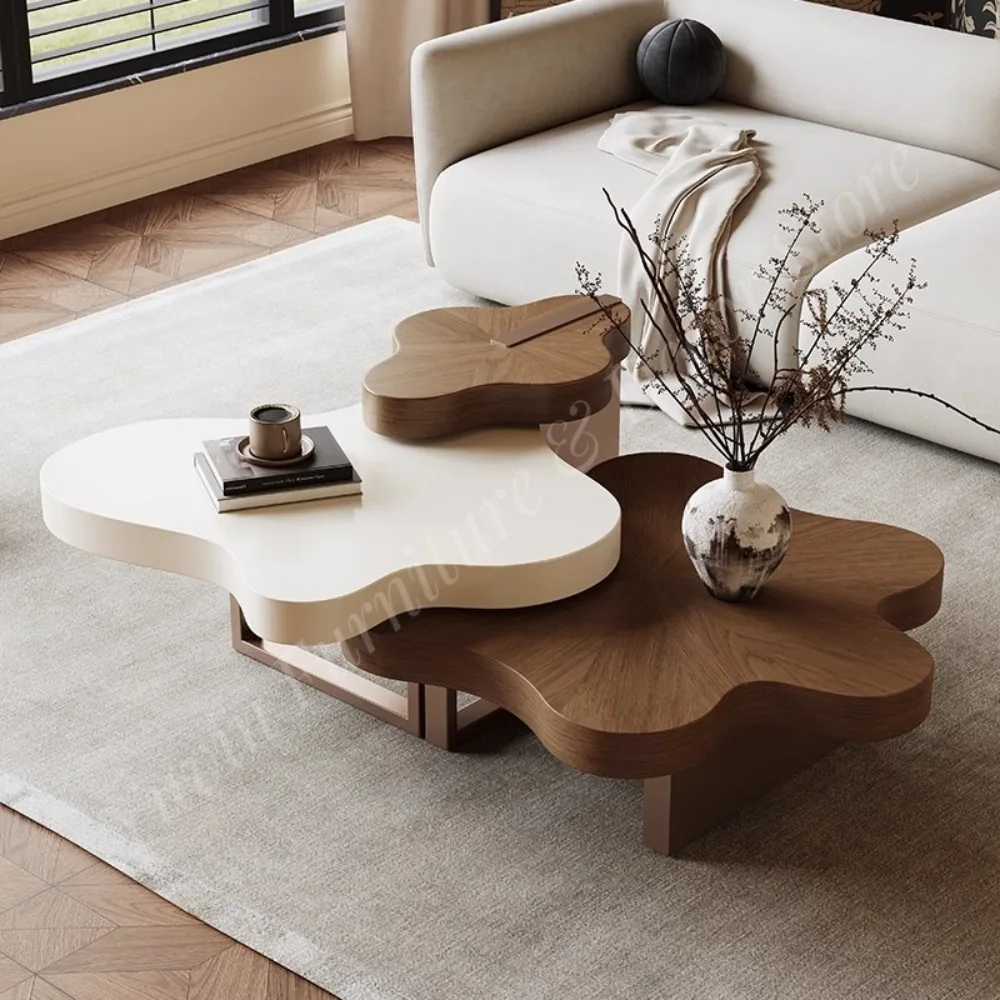 Cloud Coffee Table Living Room Coffee Table Retractable Multifunctional Coffee Table