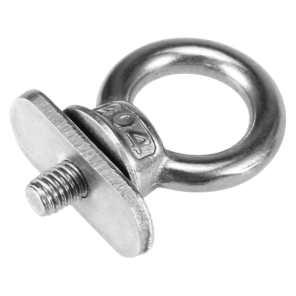 Montagem em pista de aço inoxidável caiaque amarrar ilhó caiaque montagem kit substituição caiaque amarrar parafuso olho para bungee cabo corda